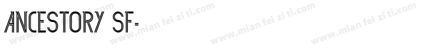 Ancestory SF字体转换